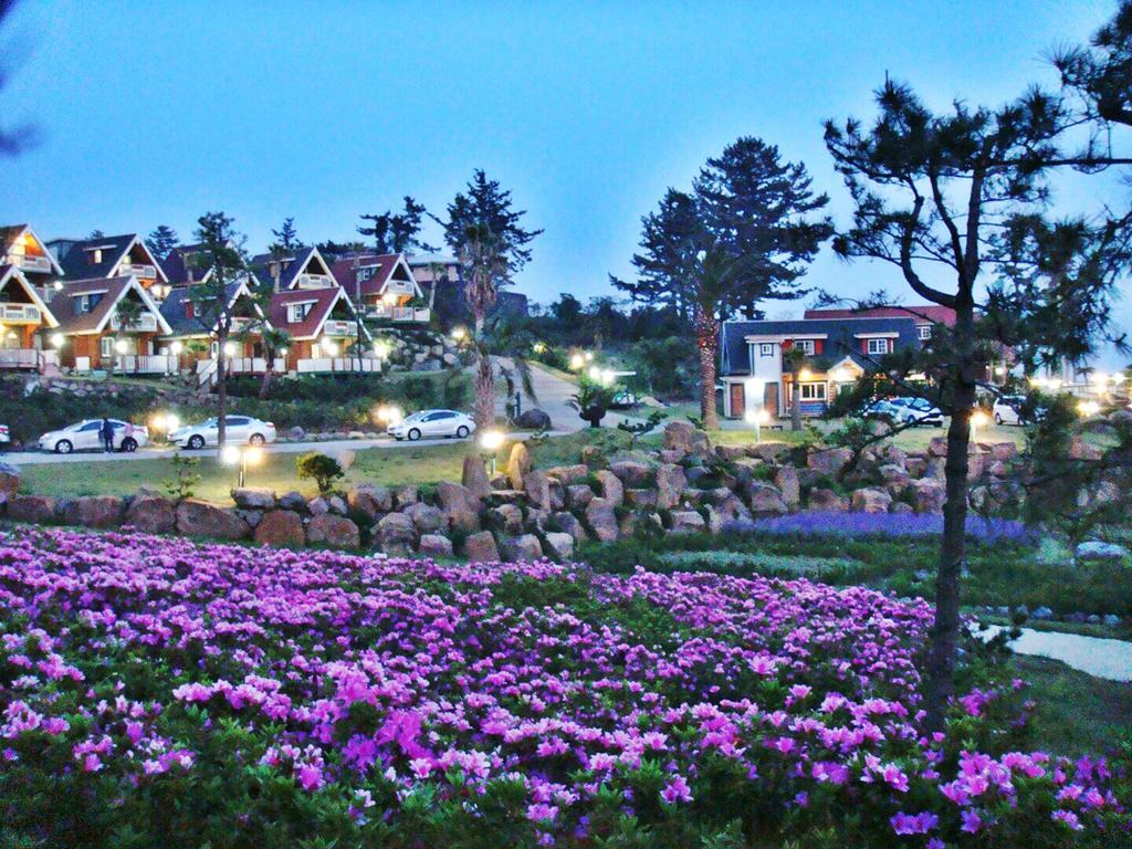 Jungmun Log Pension & Resort ซอกวีโพ ภายนอก รูปภาพ